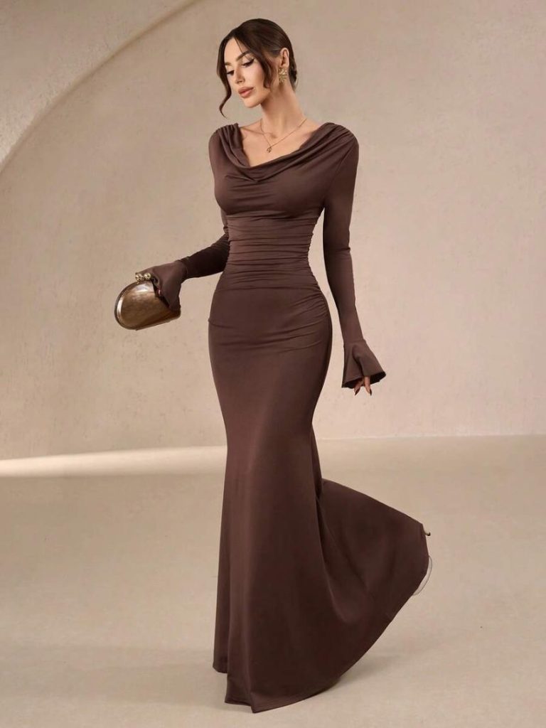 Chic Off-Shoulder Wrap Mini Dress