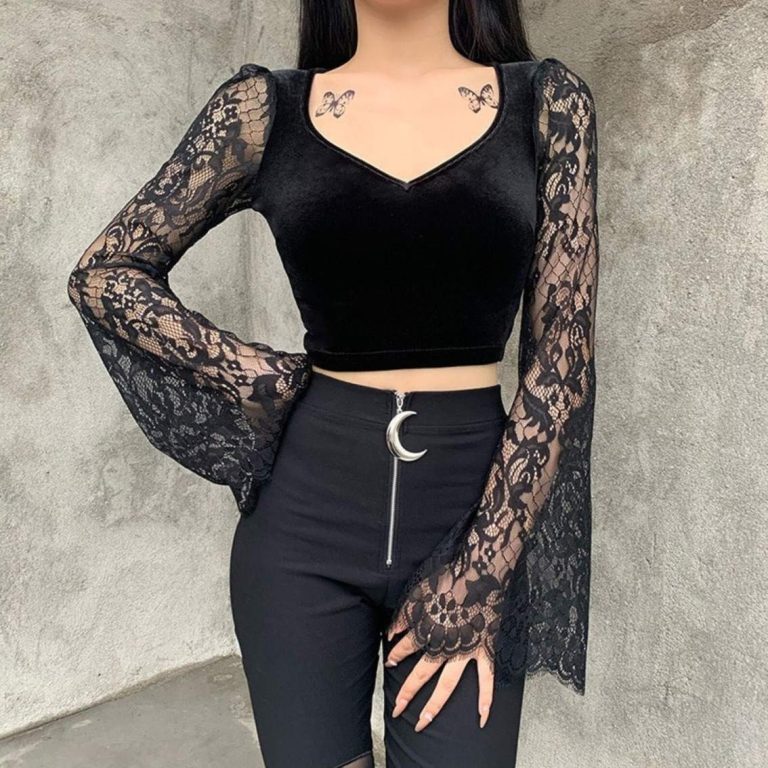 Off-Shoulder Mesh Mini Top