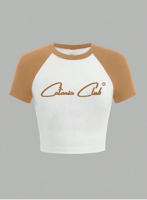 Catania Club Raglan Crop Tee