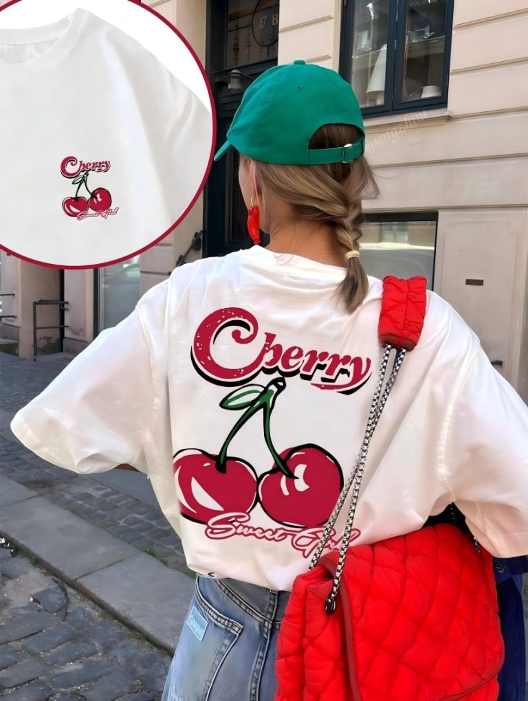 Cherry Back Graphic Tee