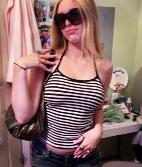 Striped Halter Tank Top