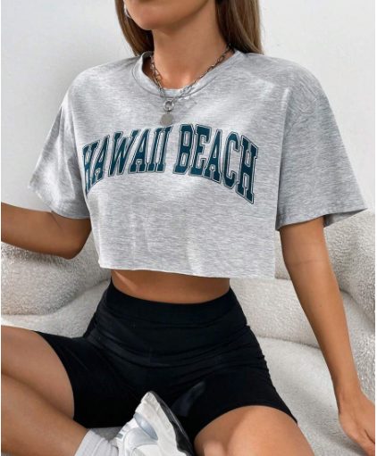 Hawaii Beach Crop Tee
