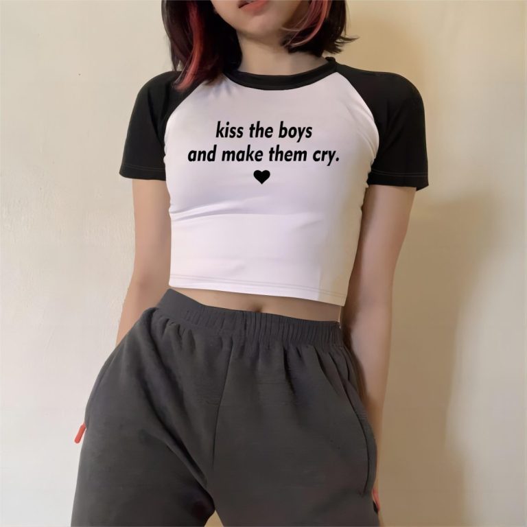 Letter Print Halter Tee