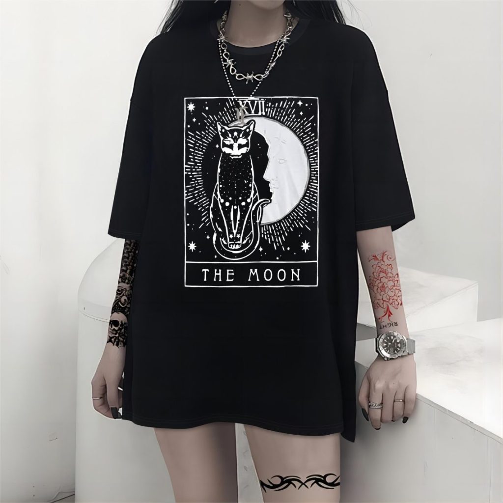 Skull Print Short Sleeve Tee