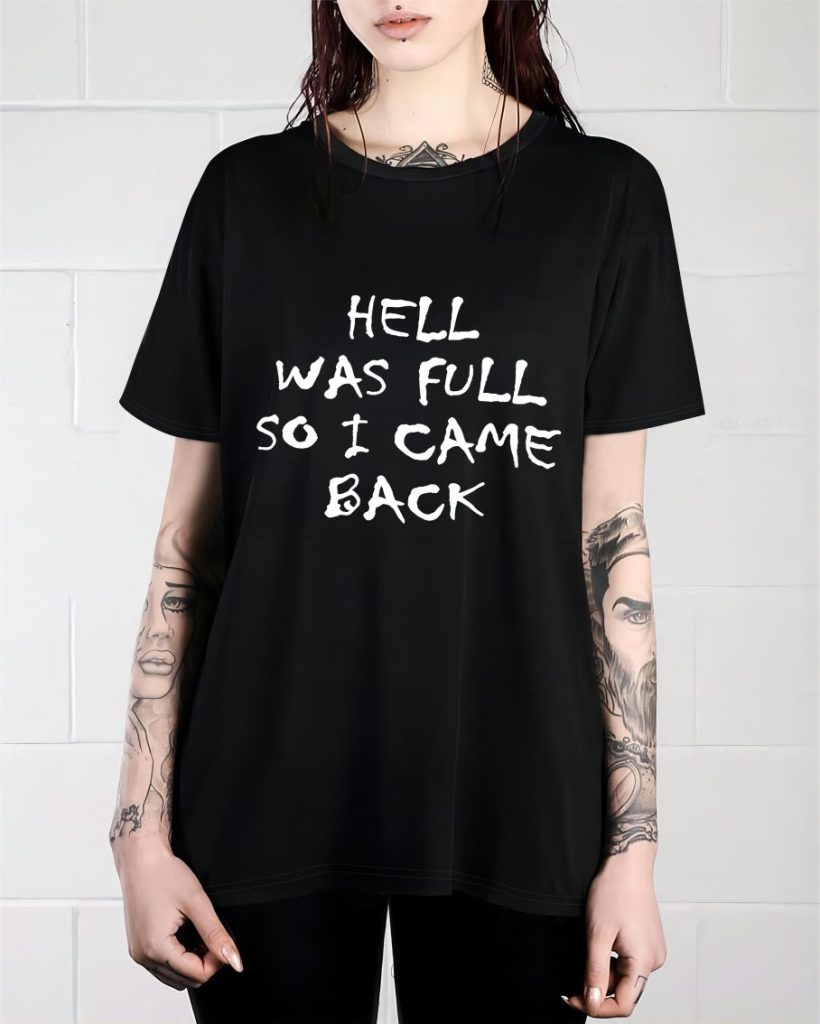 Letter Print Crew Tee