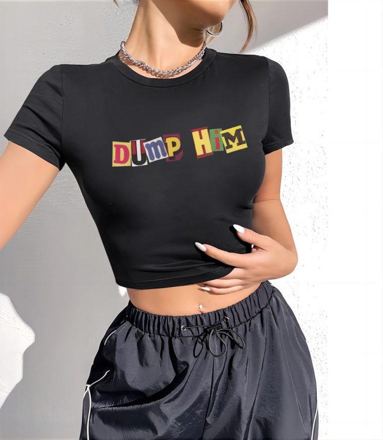 Multicolor Music Print Halter Tee