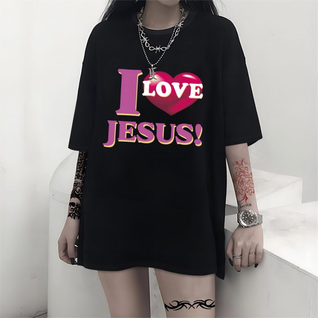 Yellow Letter Print Crew Tee
