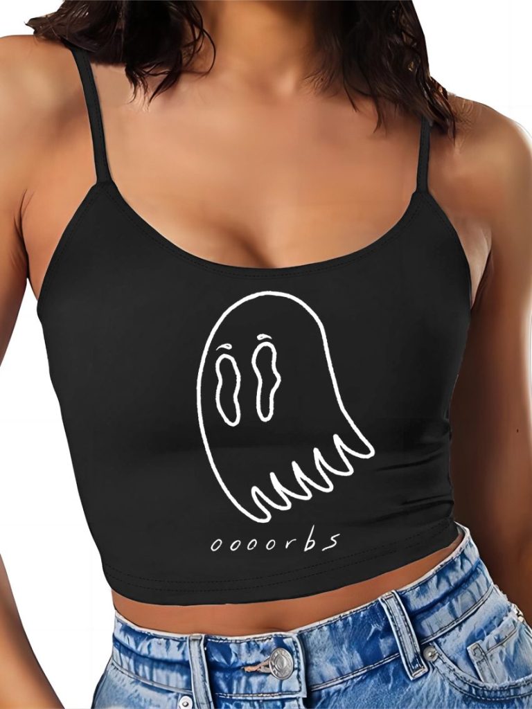 Smiley Print Crew Top