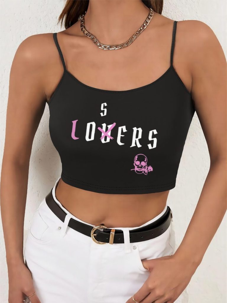 Pink Butterfly Print Top
