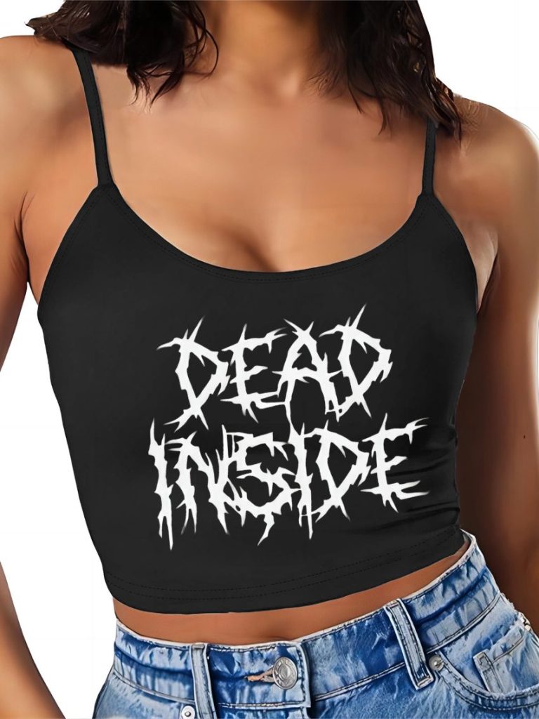 Brown Tie Dye Off-Shoulder Top