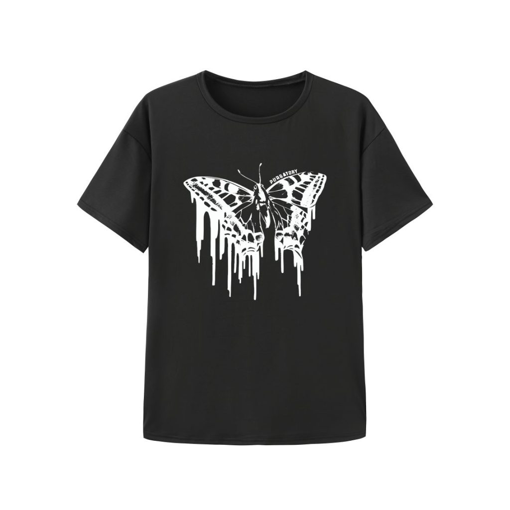 Abstract Print Collared Tee