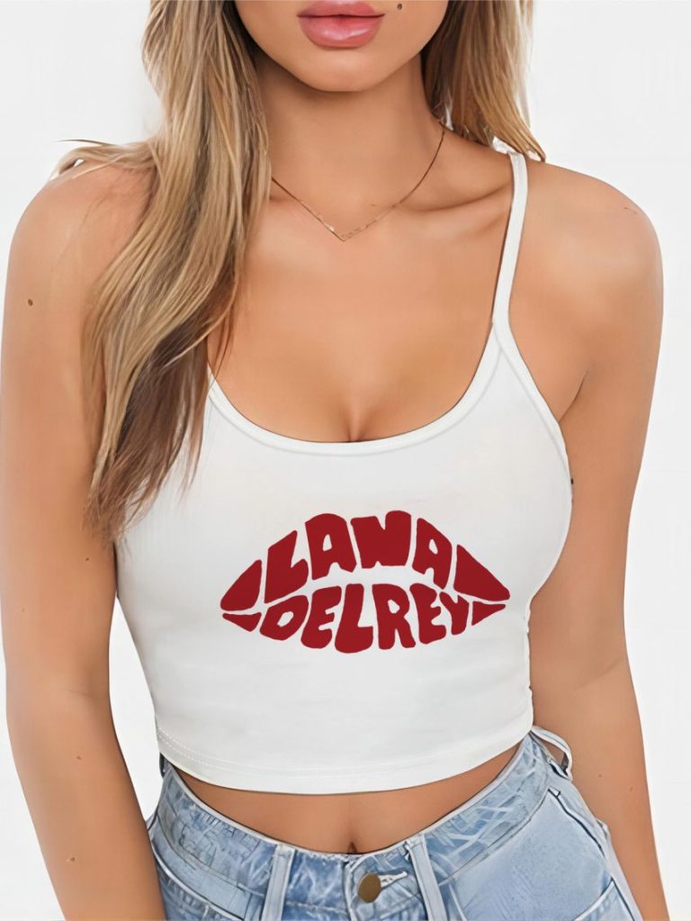 White Animal Print Crew Tee
