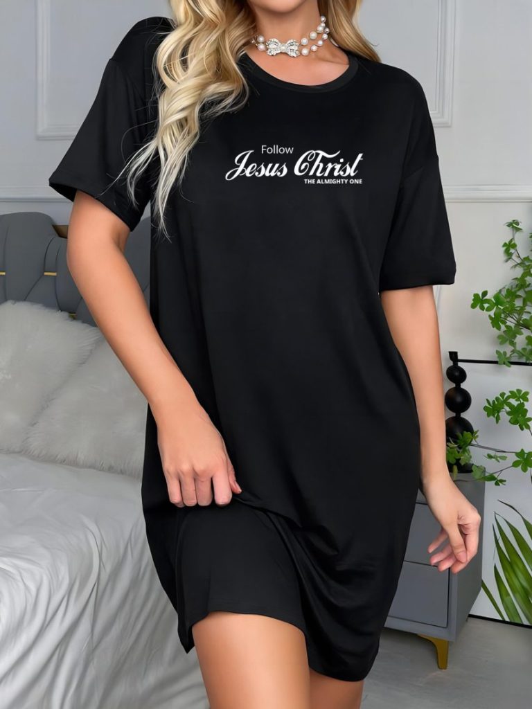 Brown Cotton Puff Sleeve Tee