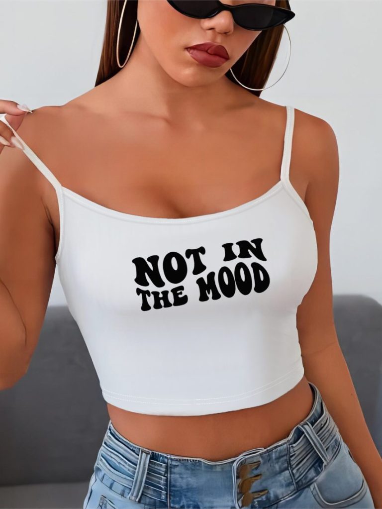 White Cotton V-Neck Top