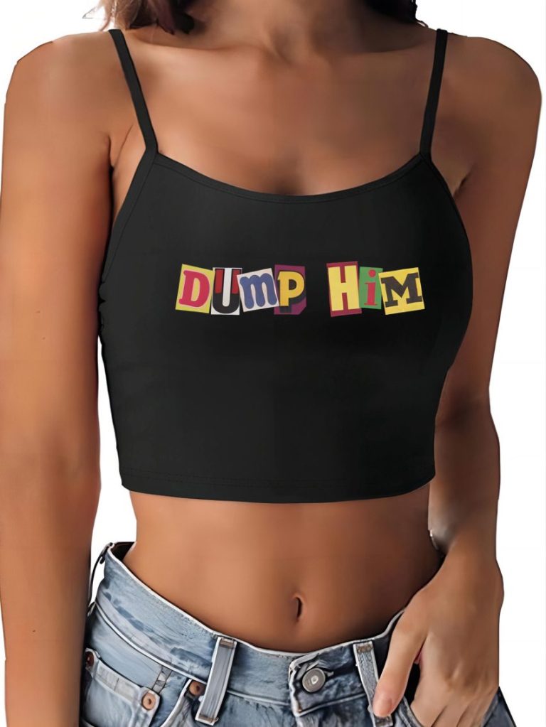 Black Smiley Print Top