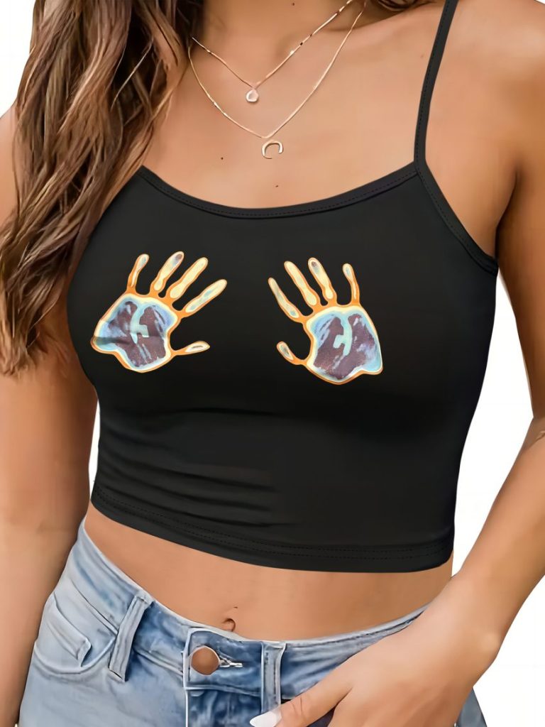 Blue Tie Dye Off-Shoulder Top
