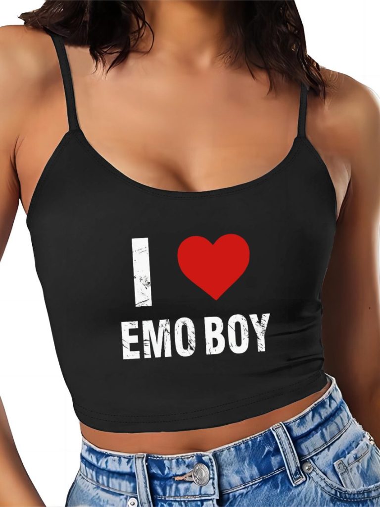 Multicolor Heart Print Halter Tee