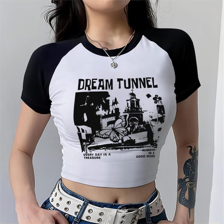 Brown Music Print Halter Tee
