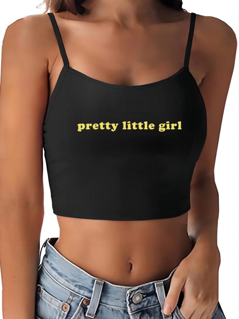Yellow Smiley Print Halter Top