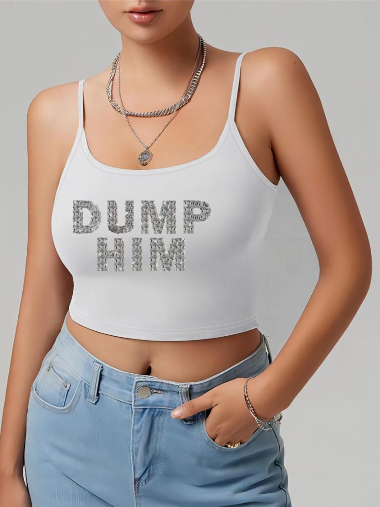 Orange Cotton Off-Shoulder Top