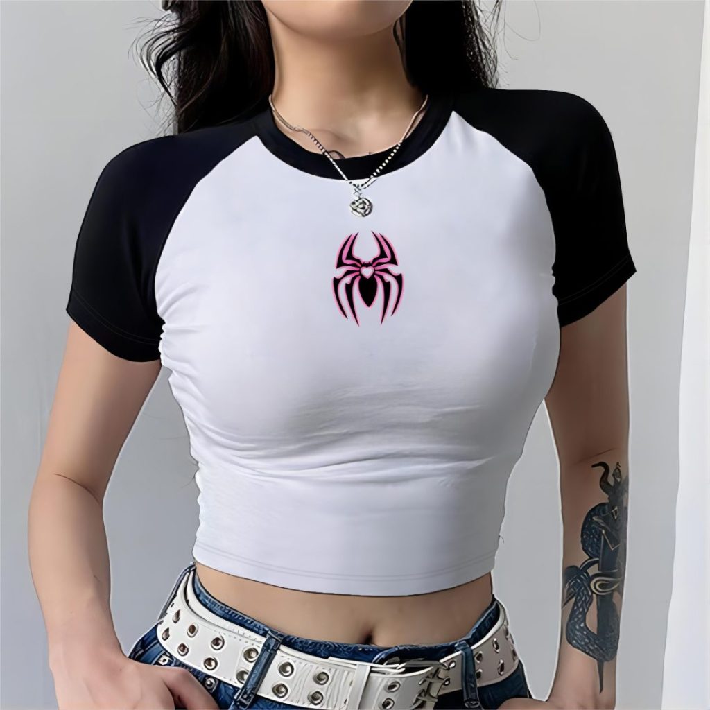 Beige Butterfly Print Top