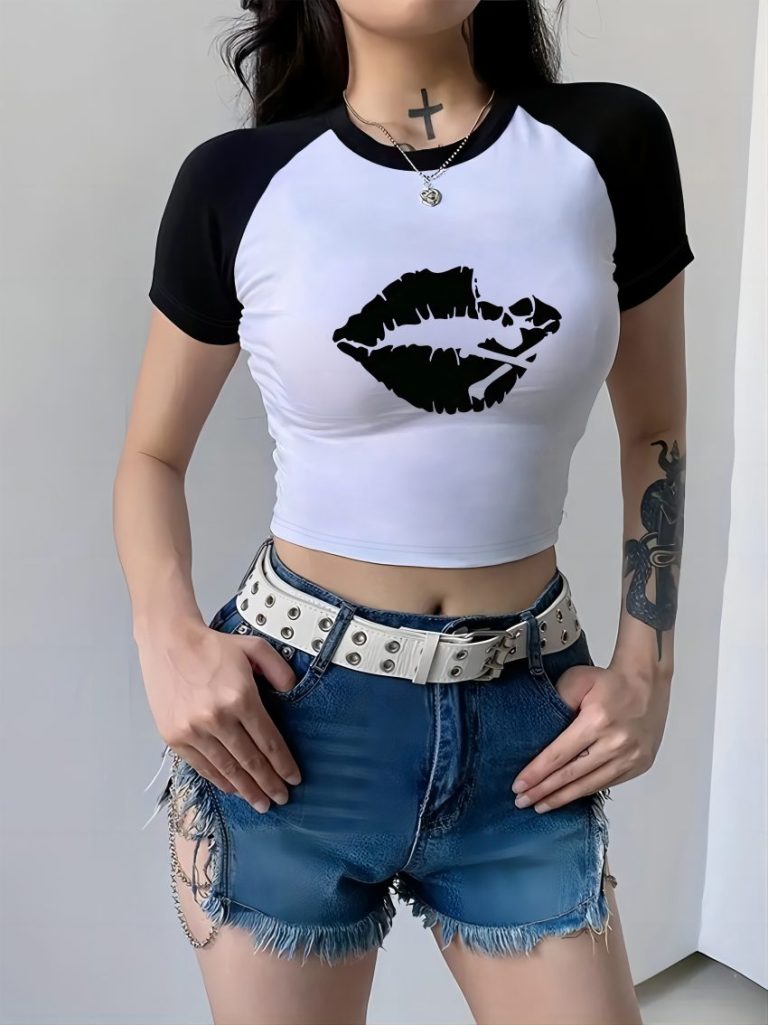 Animal Print Halter Tee