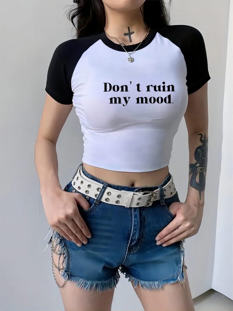 Gray Leopard Print Halter Tee