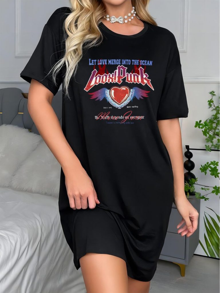 Red Flag Print Tee