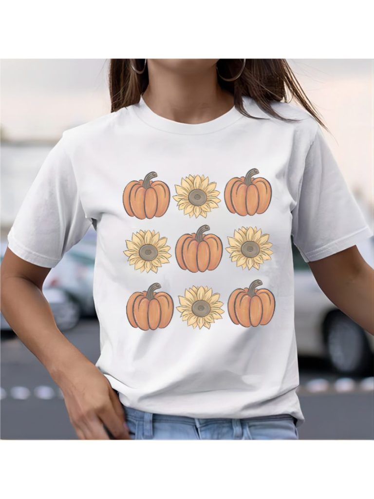Yellow Butterfly Print Tee