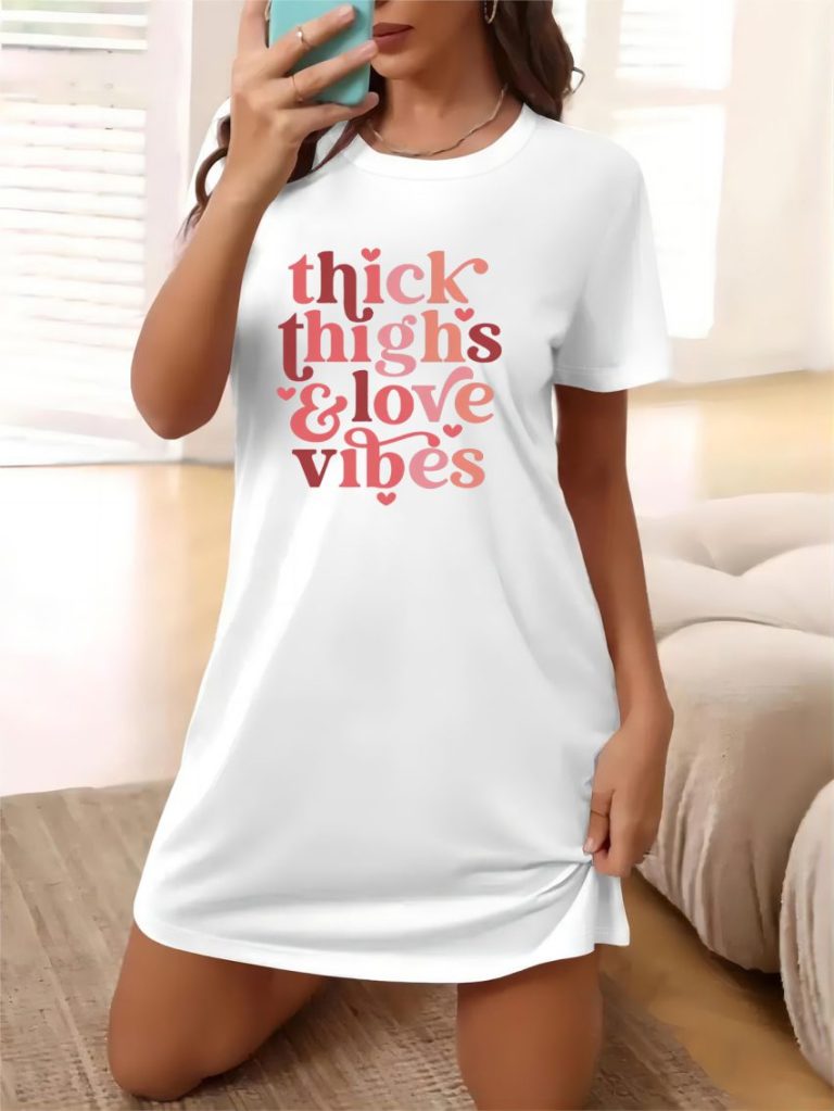 Heart Print Hooded Tee