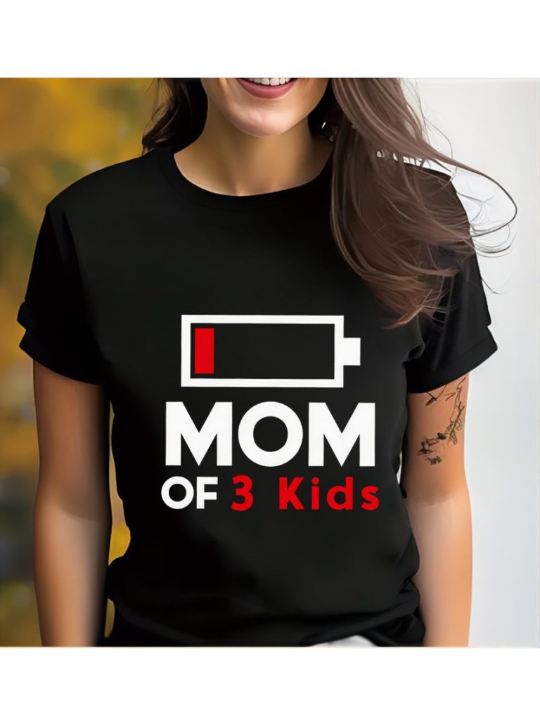 Red Portrait Print Tee