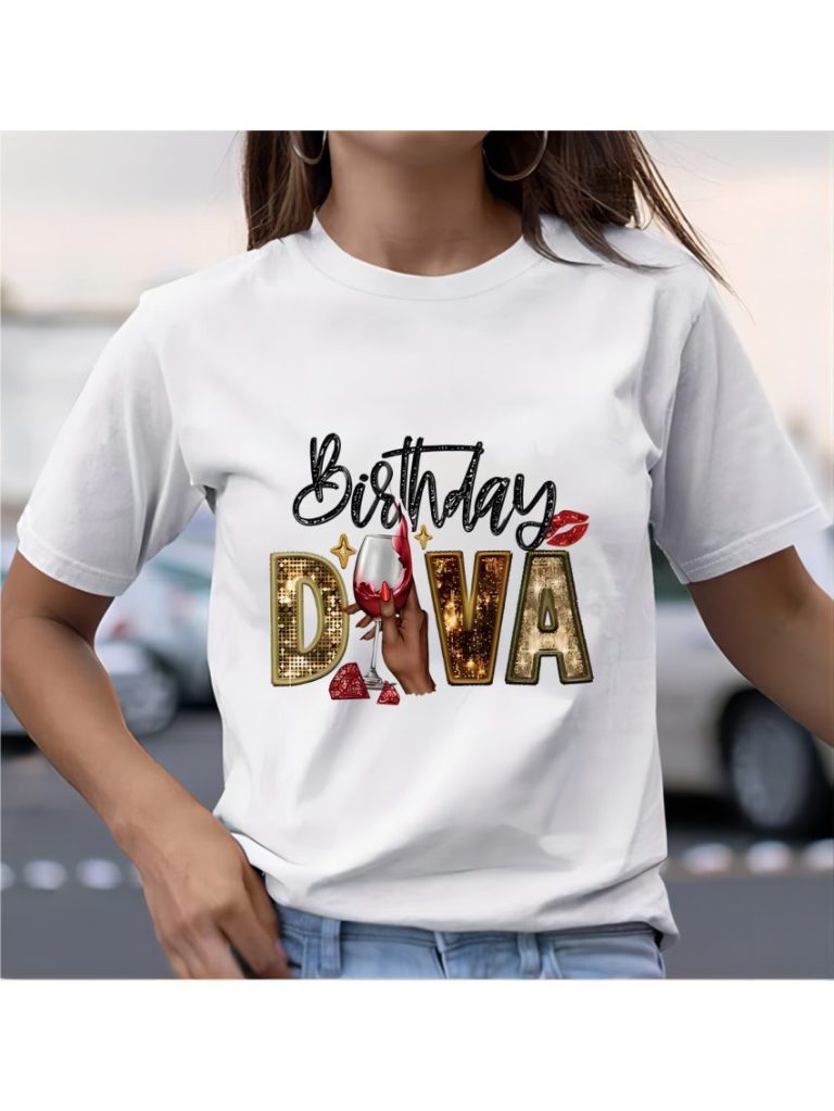 Beige Letter Print Crew Tee