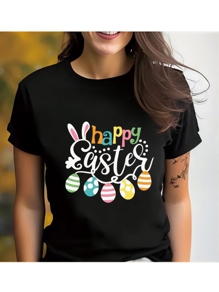Rainbow Print 3-4 Sleeve Tee