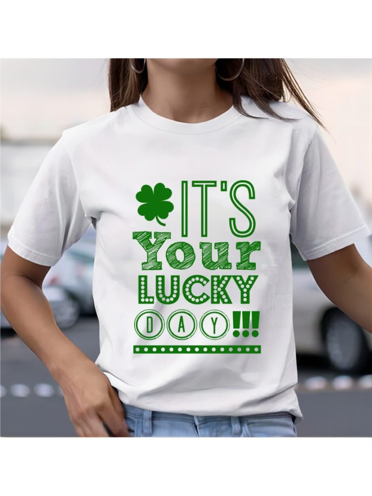 Green Star Print Tee