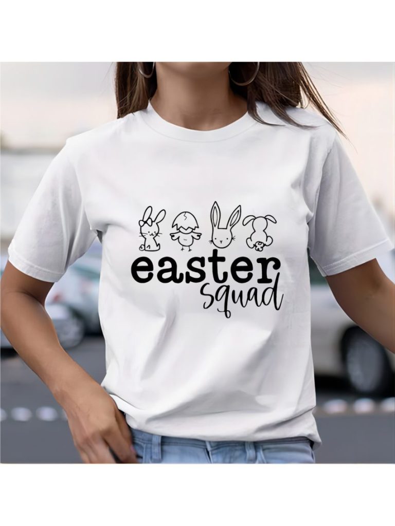 Multicolor Heart Print Crew Tee