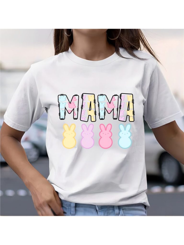 Beige Abstract Print Tee