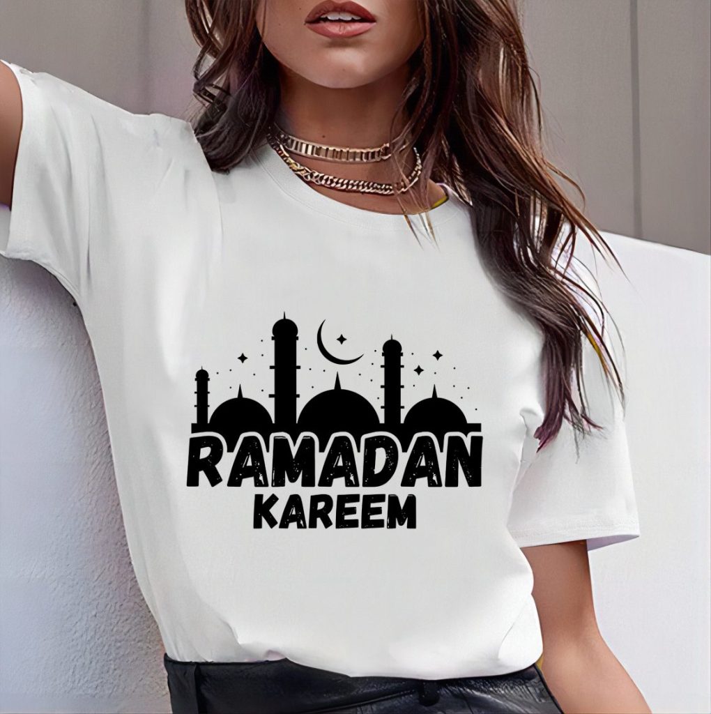 Brown Smiley Print Tee