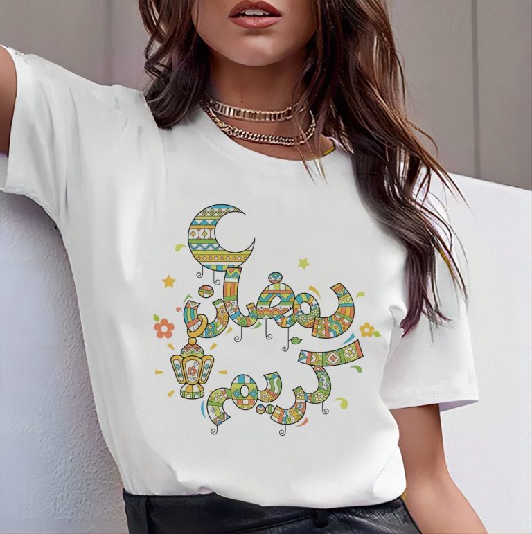 Green Smiley Print Crew Tee