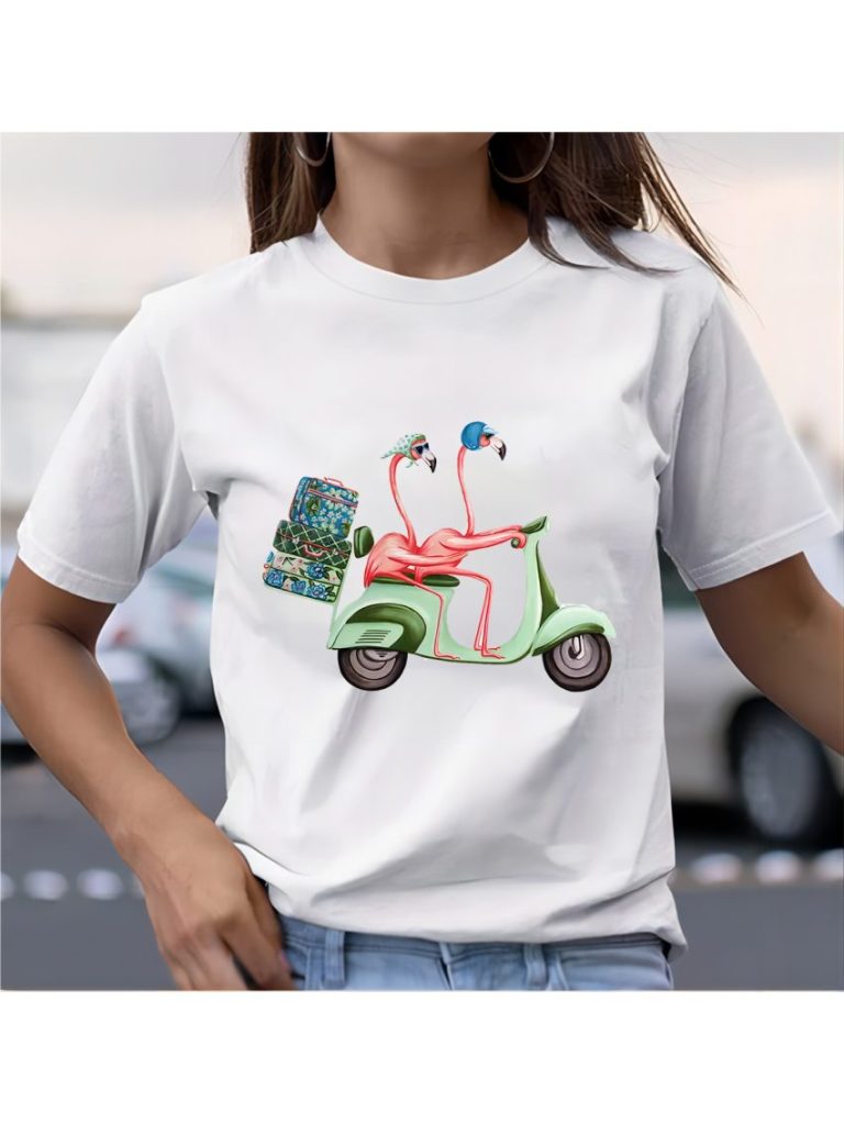 Green Rainbow Print Off-Shoulder Top
