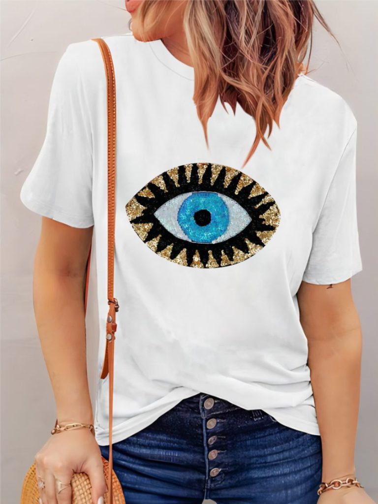 Multicolor Smiley Print Sleeveless Top