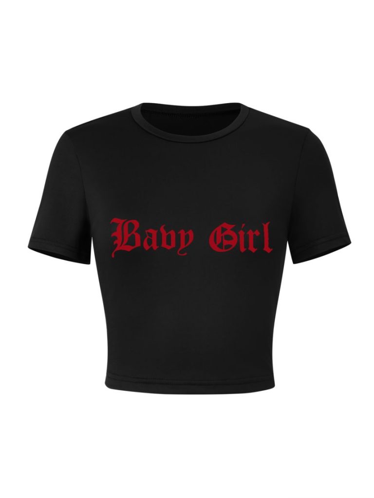 Red Music Print Tee