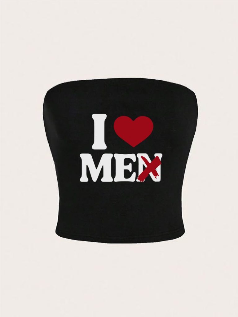 Heart Print Short Sleeve Tee