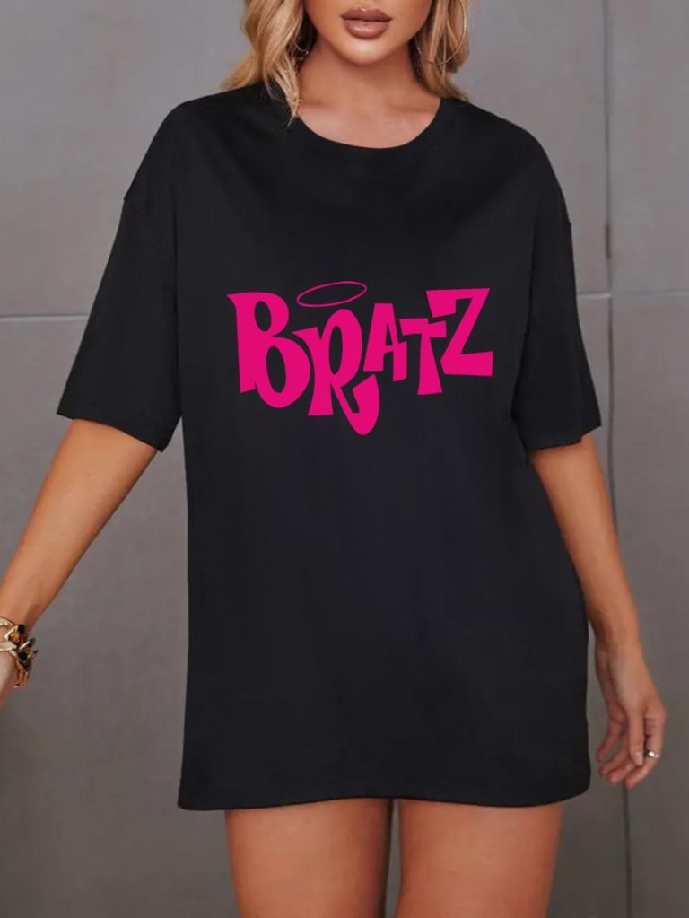 Purple Music Print Crew Tee