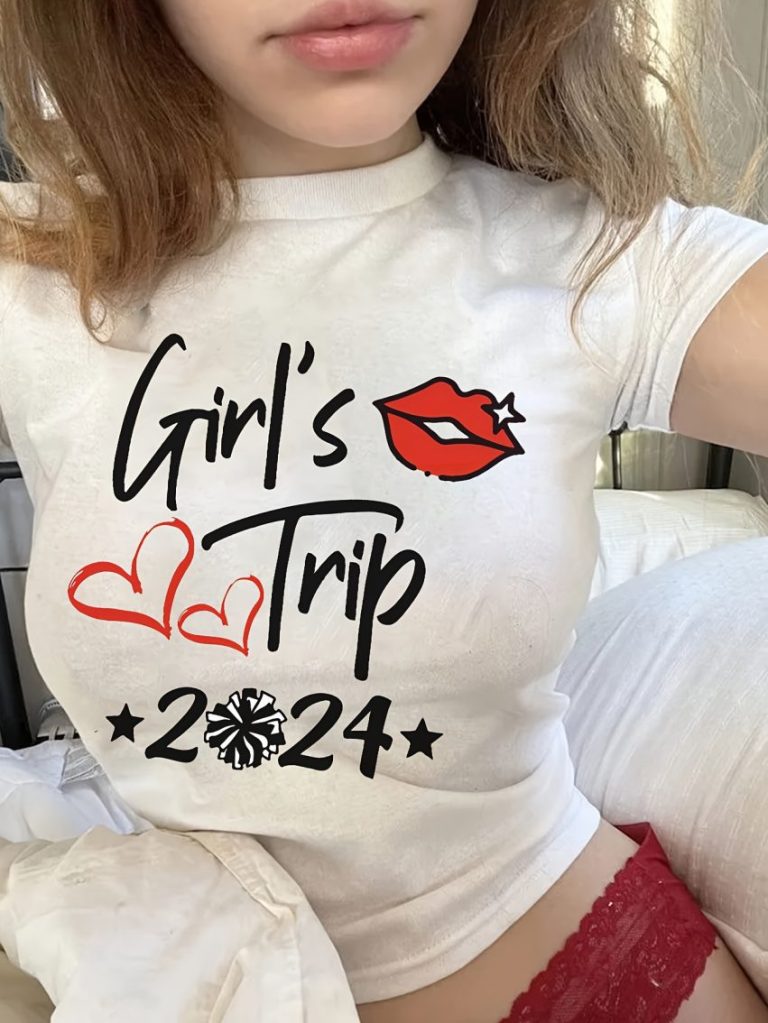 Red Music Print Tee