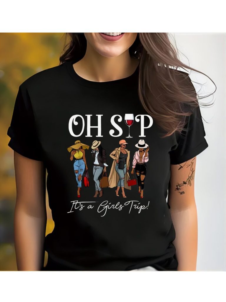 Multicolor Music Print Crew Tee