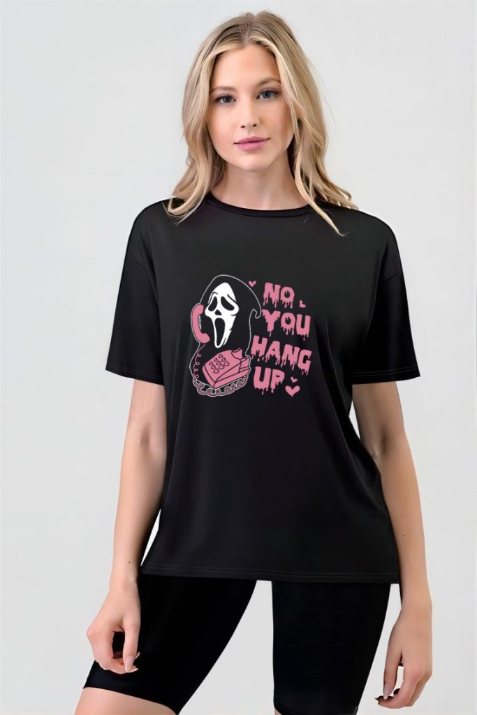 Pink Smiley Print Tee