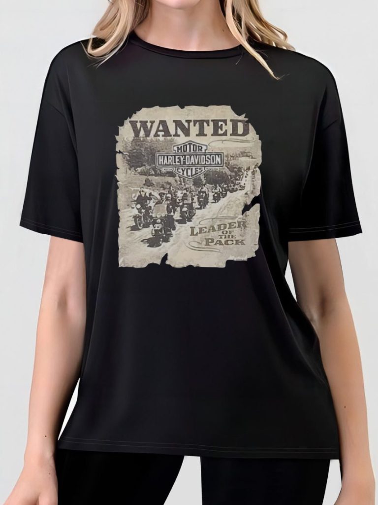 Gray Cartoon Print Crew Tee