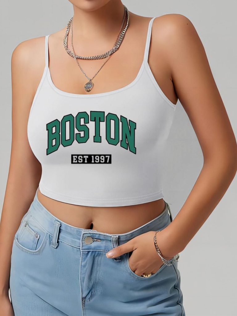 Multicolor Star Print Off-Shoulder Top