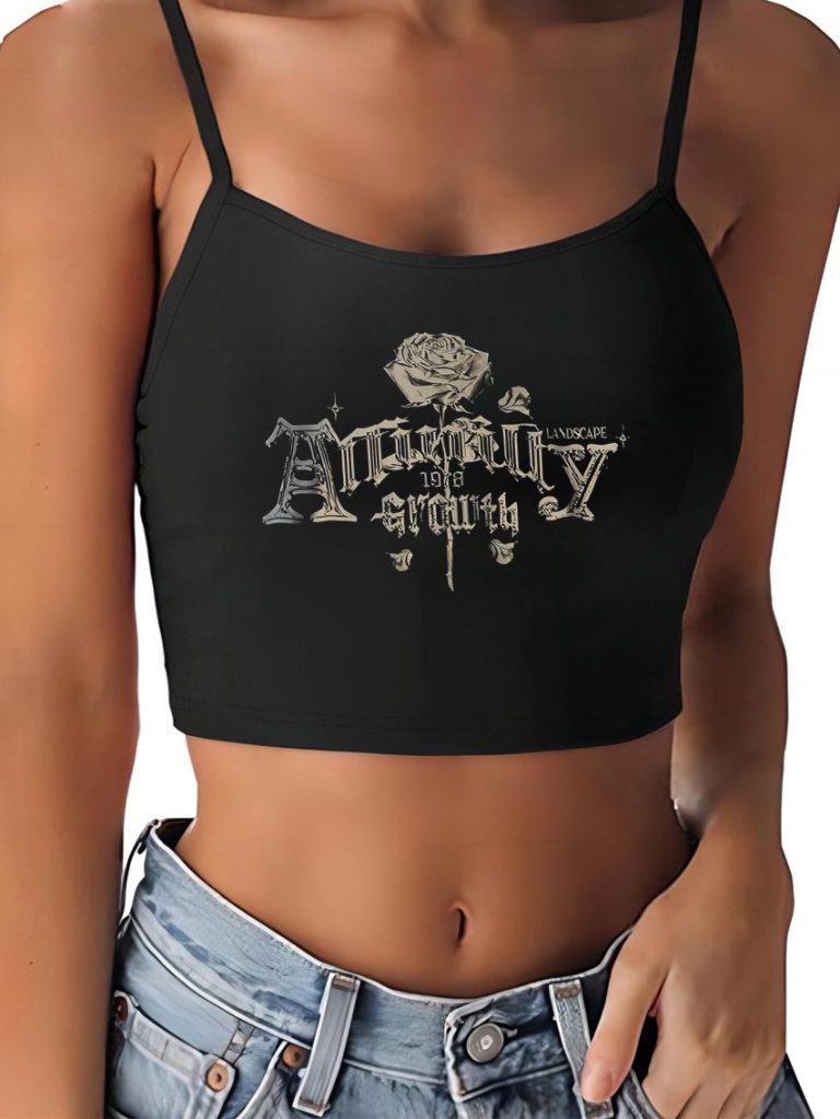 Brown Skull Print Top