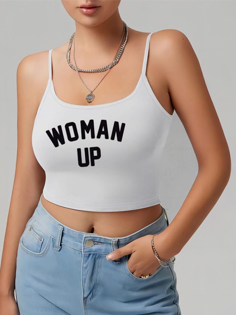 White Leopard Print Sleeveless Top